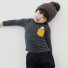 Dětské tričko s dlouhým rukávem T2534 tmavě šedá