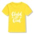 Dětské tričko T2528 žlutá