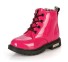 Detské zimné kotníkové topánky A1552 tmavo ružová