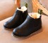 Detské zimné kotníkové topánky A1554 čierna