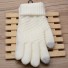 Detské zimné rukavice na dotykový displej biela