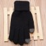 Detské zimné rukavice na dotykový displej čierna