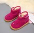 Detské zimné topánky A3 tmavo ružová