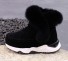 Detské zimné topánky A6 čierna
