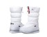 Detské zimné topánky na zips biela