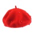 Detský baret s perličkami červená