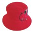 Dětský klobouk s hrochem červená
