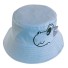 Dětský klobouk s hrochem světle modrá
