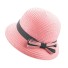 Dětský klobouk s mašlí T929 růžová