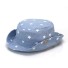 Detský klobúk s hviezdičkami svetlo modrá