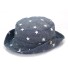 Detský klobúk s hviezdičkami tmavo modrá