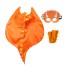 Dětský kostým dinosaurus oranžová