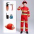 Detský kostým hasič červená