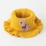 Detský pletený nákrčník A171 žltá