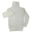 Detský pletený sveter J2888 biela