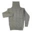 Detský pletený sveter J2888 sivá