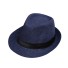 Dětský slaměný klobouk Holly tmavě modrá