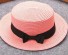 Detský slamený klobúk A455 ružová