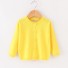 Dětský svetr na knoflíky L592 žlutá