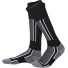 Dicke Skisocken für Damen und Herren. Hochelastische Thermosocken. Wintersocken mit Feuchtigkeitsaufnahme schwarz