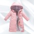Dievčenská zimná bunda J2500 ružová