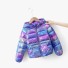 Dievčenská zimná bunda L1841 fialová