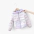 Dievčenská zimná bunda L1841 svetlo fialová