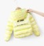 Dievčenská zimná bunda L1841 žltá