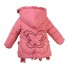 Dievčenská zimná bunda L1892 ružová