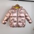 Dievčenská zimná bunda L1915 ružová