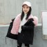 Dievčenská zimná bunda L1960 ružová