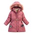 Dievčenská zimná bunda L1992 staroružová