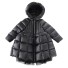 Dievčenská zimná bunda L2002 čierna