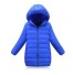 Dievčenská zimná bunda s kapucňou J2900 modrá
