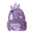 Dievčenské batoh jednorožec E1215 fialová