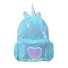 Dievčenské batoh jednorožec E1215 svetlo modrá