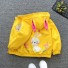 Dievčenské bunda s králikom L1958 žltá
