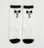 Dievčenské čierno-biele ponožky 4