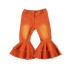 Dievčenské džínsy L2141 oranžová