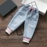Dievčenské džínsy L2146 B