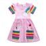 Dievčenské farebné šaty N80 E