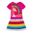 Dievčenské farebné šaty N80 O