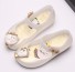 Dievčenské gumové sandále A1099 biela