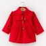 Dievčenské kabát L1879 červená
