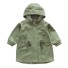 Dievčenské kabát L1901 armádny zelená