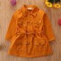 Dievčenské kabát L1944 oranžová
