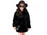Dievčenské kabát L2051 čierna