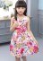 Dievčenské kvetované šaty N88 E