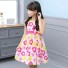 Dievčenské kvetované šaty N88 B