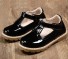 Dievčenské lakované topánky A83 čierna